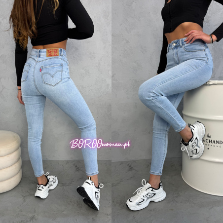 Stylizowane skinny Blue Pushup