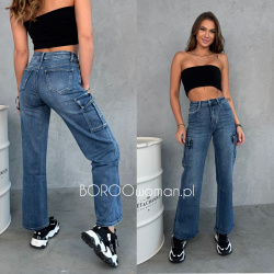 Szerokie spodnie M'sara z...